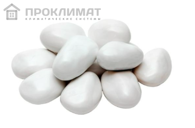 Набор керамических камней Firelight для биокамина - M белый, упак_12 шт 1