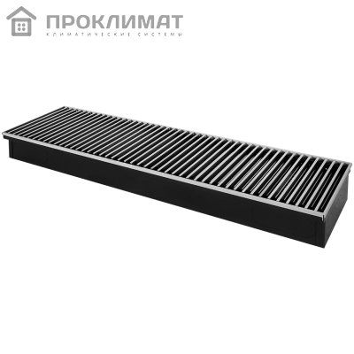 Конвектор внутрипольный ROMMER RCN1-1000 80х200х800 (Решётка роликовая, анодированный алюминий)