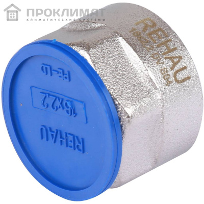 Соединение резьбозажимное 3/4"-16x2.2, Rehau RAUTITAN, вн., обжим, латунь,  с евроконусом, шт