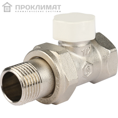 Клапан запорно-балансировочный STOUT прямой 3/4
