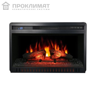 Электрокамин встраиваемый Royal Flame Dioramic 26 LED FX широкий (черный)