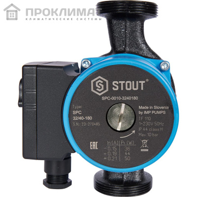 Насос циркуляционный STOUT 32/40-180