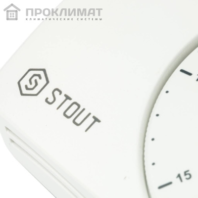 Термостат электронный проводной STOUT WFHT-BASIC со светодиодом