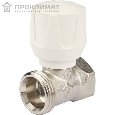 Клапан ручной терморегулирующий STOUT прямой 1/2