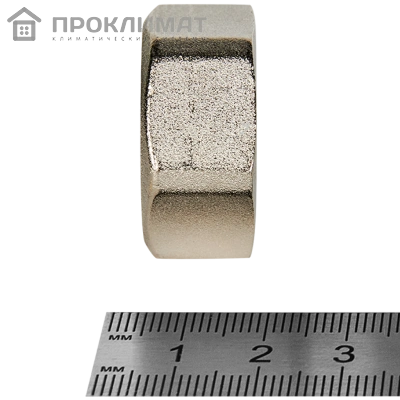 Заглушка STOUT никелированная,резьба внутренняя 3/4"  