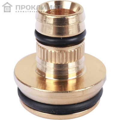 Соединение резьбозажимное 3/4"-16x2.2, Rehau RAUTITAN, вн., обжим, латунь,  с евроконусом, шт