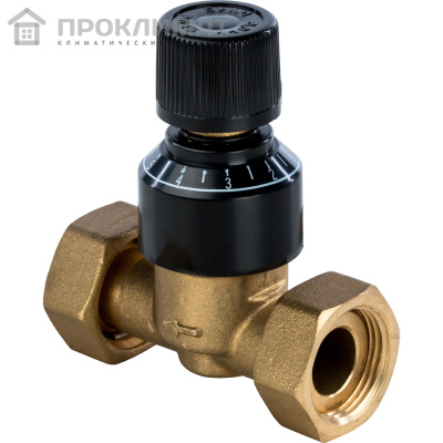 Дифференциальный клапан балансирования by-pass G 3/4” соединение (0,2-2,5)