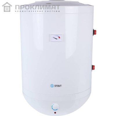 Бойлер комбинированного нагрева STOUT настенный  75 л., ТЭН 2,4 кВт