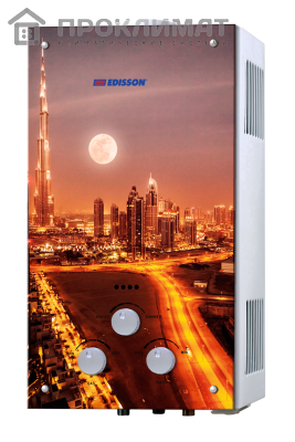  Водонагреватель газовый EDISSON SPARK S 20 G (Мегаполис)  в Перми 