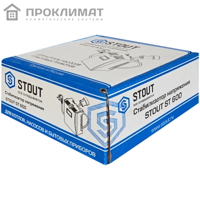 Стабилизатор сетевого напряжения STOUT ST 600