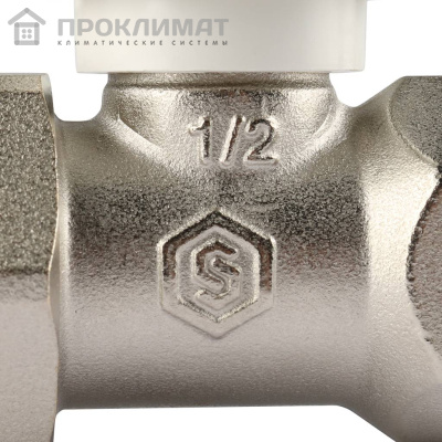 Клапан ручной терморегулирующий STOUT прямой 1/2