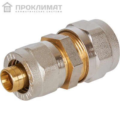 Муфта винтовая соединительная переходная STOUT 20x16 