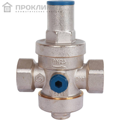 Редуктор давления PN25 вн/вн 3/4 с выходом под манометр Stout