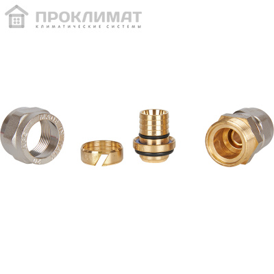 Муфта винтовая соединительная переходная STOUT 20x16 