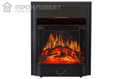 Электрокамин встраиваемый Royal Flame Majestic FX Brass/Black (черный)