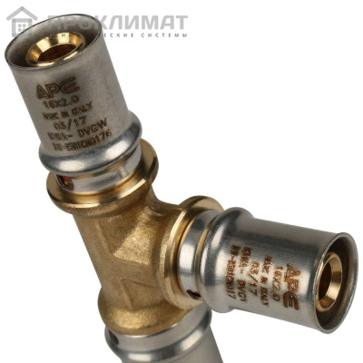 Тройник переходной прессовой STOUT 20х16х16 
