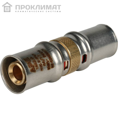 Муфта  соединительная равнопроходная прессовая STOUT 16х16 