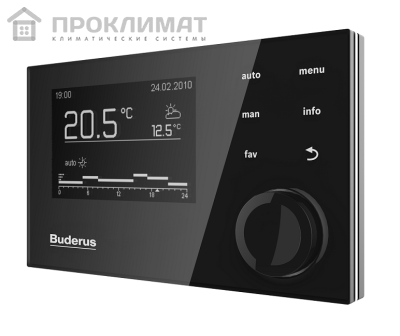 Комнатный регулятор Buderus Logamatic RC310 (подходит к котлам с EMS, до 4х контуров и загрузкой бой