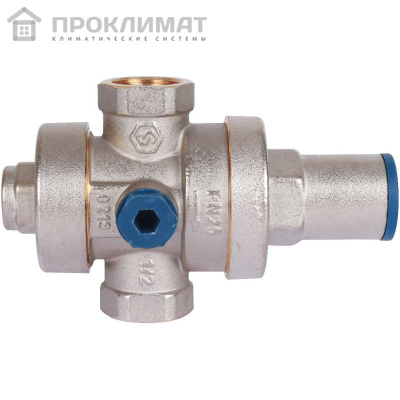 Редуктор давления PN25 вн/вн 1/2 с выходом под манометр Stout