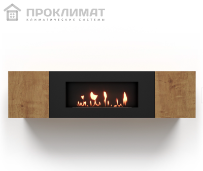 Биокамин с тумбой Firelight BFP-P1600 дуб вотан 2